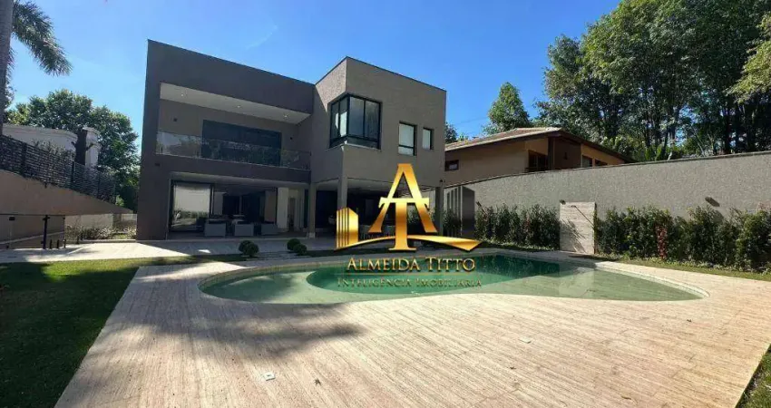 Casa com 5 dormitórios para alugar, 1100 m² por r$ 150.000/mês - tamboré 03 - santana de parnaíba/sp