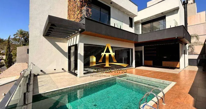 Casa com 4 dormitórios para alugar, 370 m² por r$ 25.190/mês - residencial burle marx - santana de parnaíba/sp