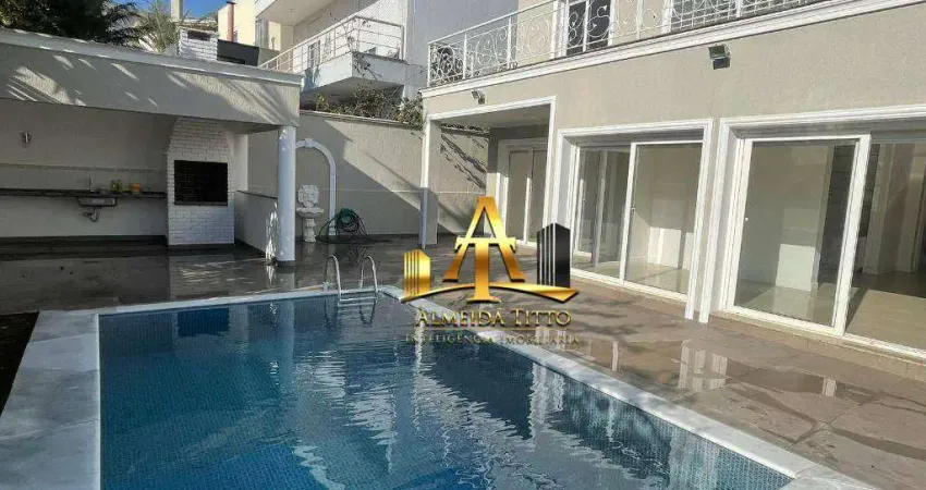 Casa com 4 dormitórios para alugar, 385 m² por r$ 16.000/mês - residencial nove (alphaville) - santana de parnaíba/sp