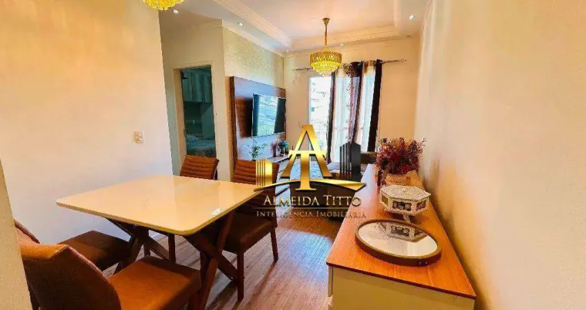 Apartamento com 2 dormitórios para alugar, 57 m² - chácaras maria inês - santana de parnaíba/sp