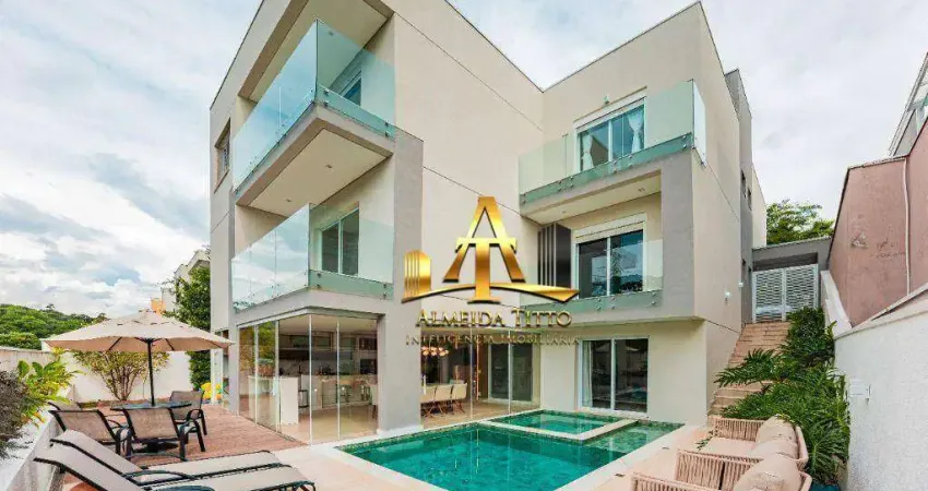 Casa com 4 dormitórios à venda, 420 m² por r$ 4.000.000 - residencial burle marx - santana de parnaíba/sp