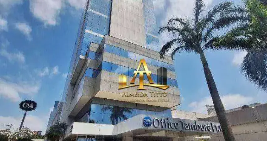 Sala para locação com 42 m² por r$ 3.668/mês - centro empresarial tamboré - santana de parnaíba/sp