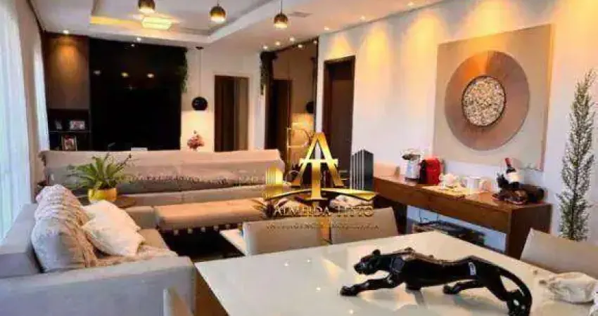 Apartamento com 3 dormitórios à venda, 132 m² por r$ 1.800.000 - edifício ghaia - santana de parnaíba/sp