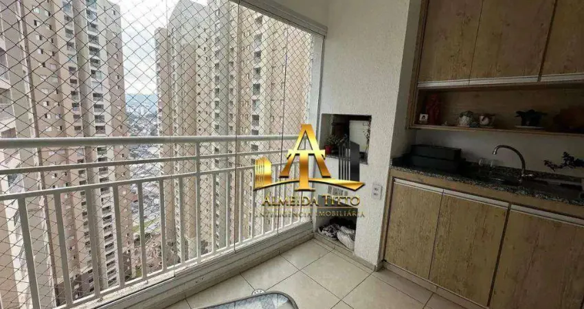 Apartamento com 3 dormitórios à venda, 85 m² por r$ 851.000,00 - jardim tupanci - barueri/sp