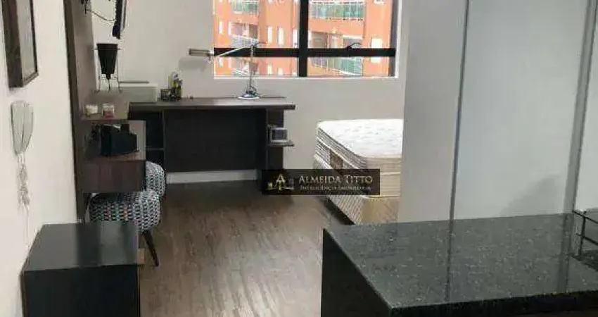 Apartamento studio mobiliado para locação no condomínio selenita bethaville - bairro bethaville - barueri - sp