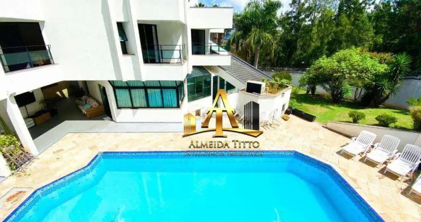 Casa com 4 dormitórios para alugar, 800 m² por r$ 38.800/mês - residencial dez (alphaville) - santana de parnaíba/sp