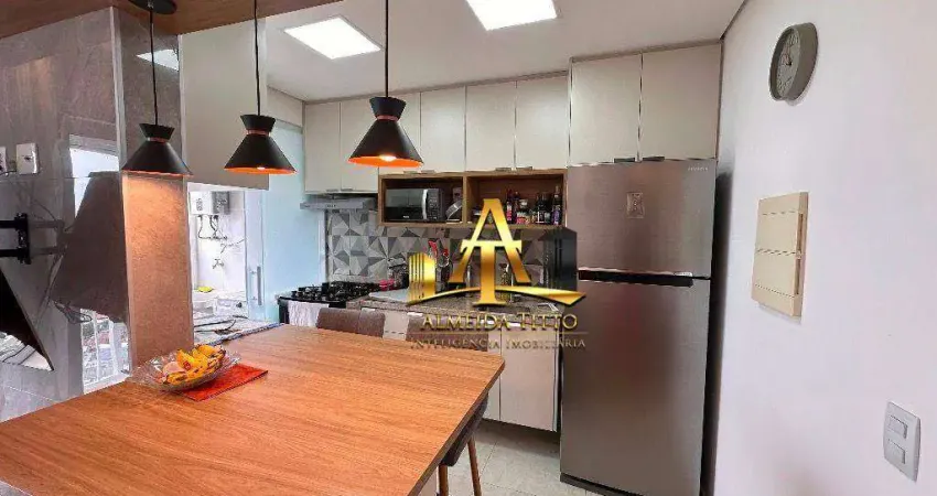 Apartamento com 2 dormitórios à venda, 60 m² - condomínio parque da lagoa - barueri/sp