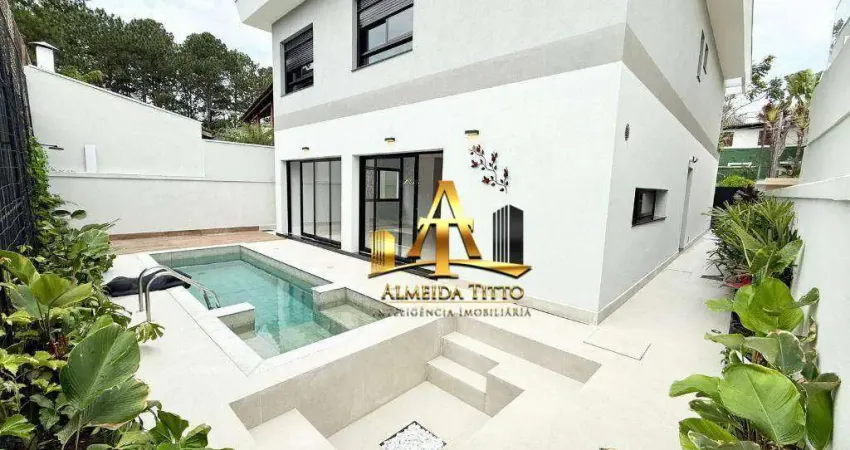 Casa com 4 dormitórios à venda, 300 m² por r$ 3.990.000 - residencial tres (alphaville) - santana de parnaíba/sp