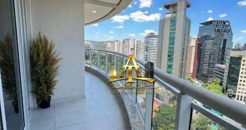 Apartamento semi mobiliado para locação no condomínio wave - alphaville - barueri - sp