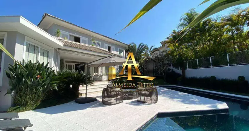 Casa alto padrão à venda por r$ 12.500.000 - tamboré 02 - santana de parnaíba/sp