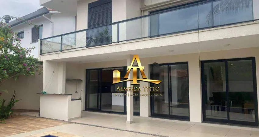 Casa com 4 dormitórios à venda, 380 m² por r$ 3.500.000,00 - residencial onze (alphaville) - santana de parnaíba/sp