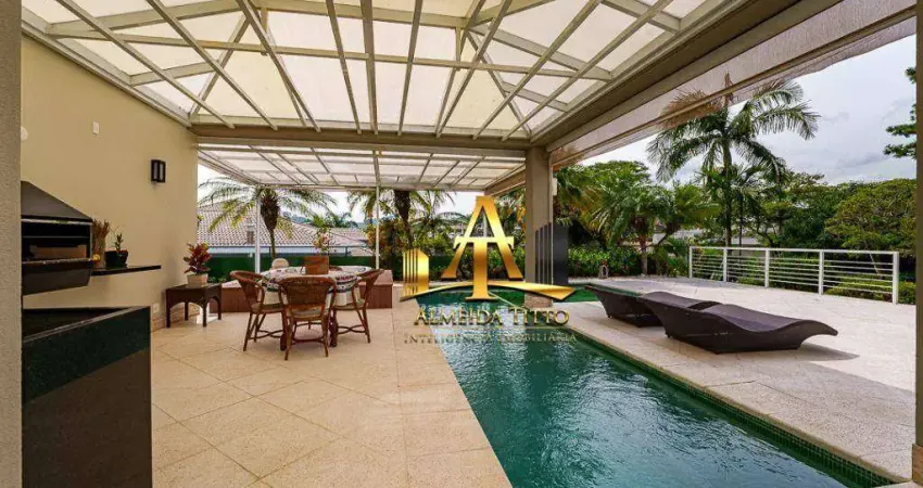 Casa alto padrão com 5 suítes e piscina aquecida i alphaville 0