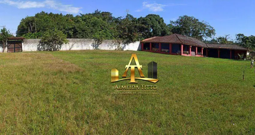 Chácara com 3 dormitórios à venda, 2062 m² por R$ 550.000 - Jardim Coronel - Itanhaém/SP