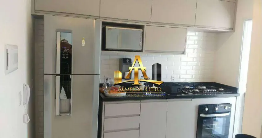 Apartamento todo mobiliado com 2 dormitórios para locação, 63 m² por R$ 7.431/mês - Alphaville - Barueri- São Paulo