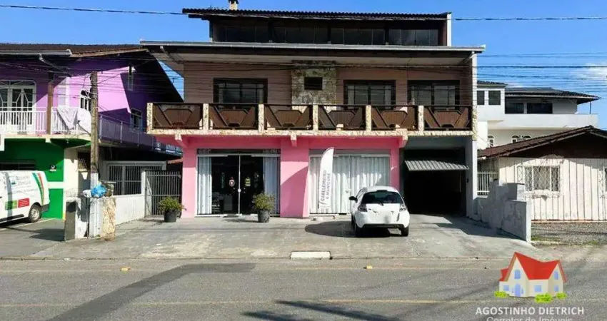 Sobrado comercial/residencial c/aprox.350 m2 c/area de churrasqueira + quitinete no bairro aventureiro!