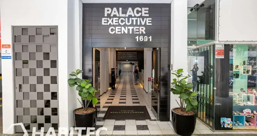 Sala comercial com  24,16 m² no Bigorrilho - 2288 - HABITEC