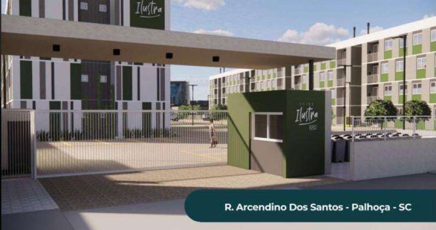 Apartamento para Venda em Palhoça, São Sebastião, 2 dormitórios, 1 banheiro, 1 vaga