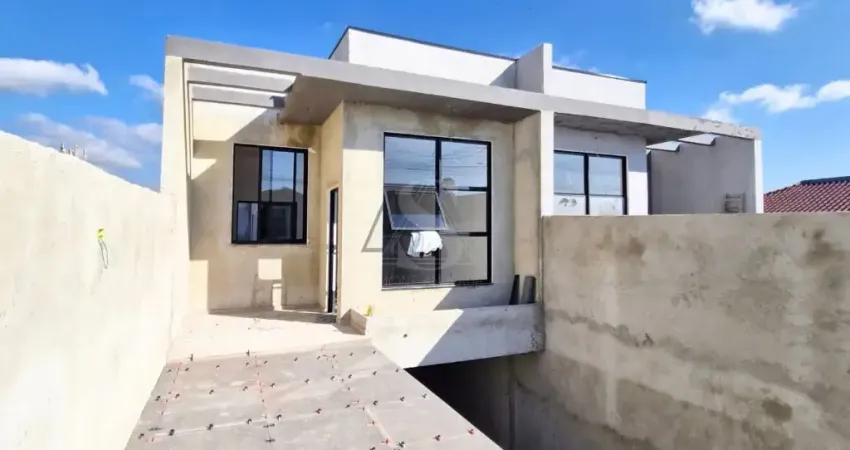 Lindo sobrado novo venda Quatro Barras amplo quintal