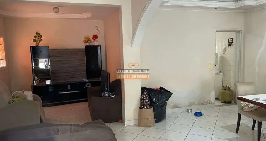 Casa ampla com 3 dormitórios (1 suíte) e 1 vaga no bairro inamar – diadema