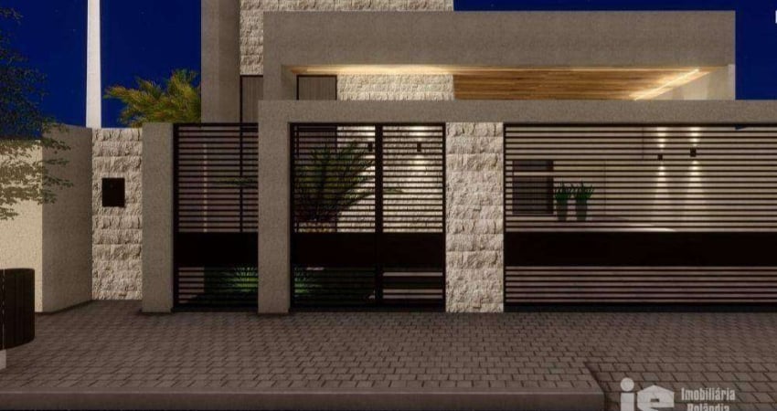 Casa com 3 dormitórios à venda, 190 m² por R$ 1.050.000 - Residencial Belmonte - Rolândia/PR