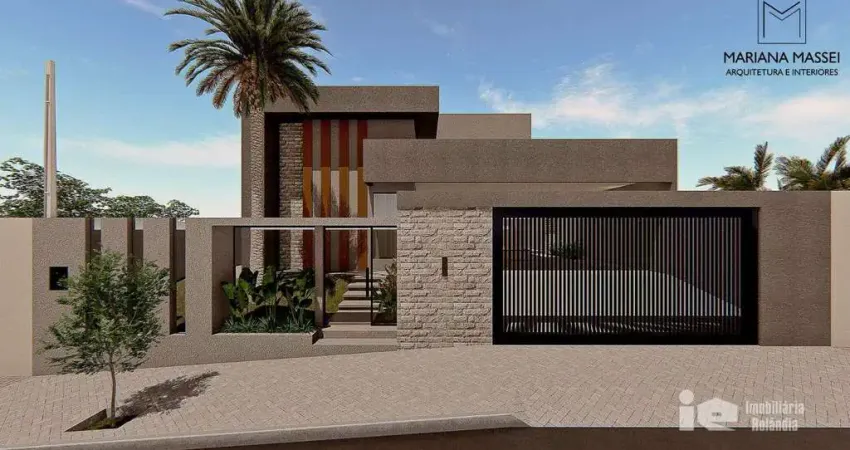 Casa com 3 dormitórios à venda, 245 m² por r$1.450.000 - jardim vale verde - rolândia/pr