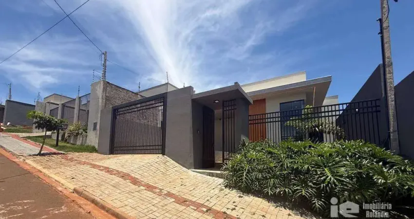 Casa com 3 dormitórios à venda, 153 m² por r$ 780.000 - jardim moriá - rolândia/pr
