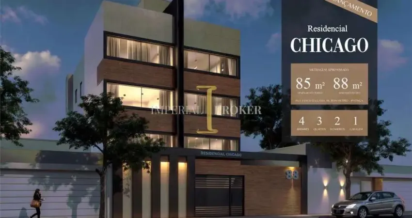 Apartamento com 3 quartos à venda no Bom Retiro, Ipatinga 