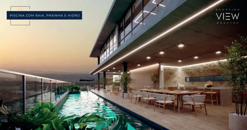 Seu studio com vista para o shopping — moderno e aconchegante, perfeito para investir ou morar perto do melhor da cidade, studio 1 quarto shopping view — mobilidade e estilo de vida, viva com vista!