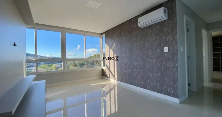 APARTAMENTO SEMIMOBILIADO COM 02 DORMITÓRIOS E 01 BOX DE GARAGEM NO BAIRRO BORGO