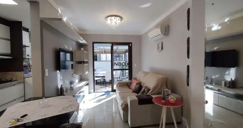 APARTAMENTO MOBILIADO COM TERRAÇO DE UM QUARTO NO BAIRRO PROGRESSO