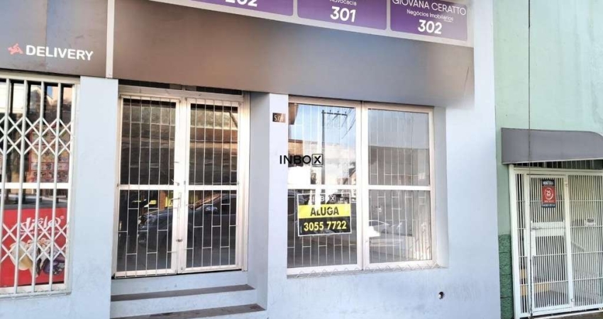 Inbox Cia Imobiliária Aluga Sala Térrea com 140m² no Bairro Centro em Bento Gonçalves