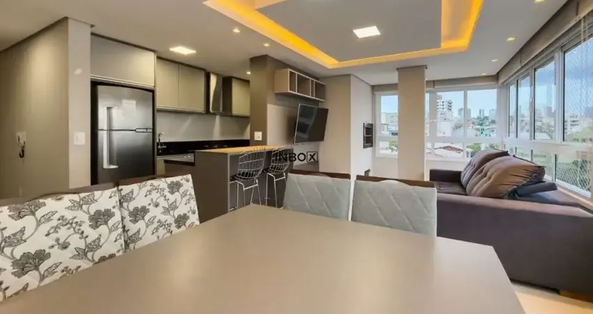 Inbox cia imobiliária vende apartamento mobiliado no bairro borgo.