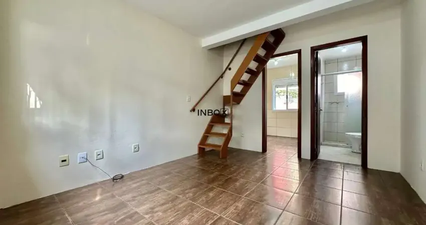 Inbox cia imobiliária aluga em bento gonçalves - sobrado de dois quartos no bairro humaitá.