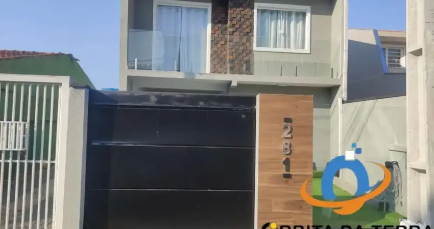 Espetacular casa à venda em São José dos Pinhais-PR, Parque da Fonte: 3 quartos, 1 sala, 3 banheiros, 2 vagas, 104m². Venha conferir!