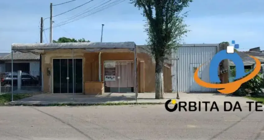 Casa, barracão e 2 salas comercias à Venda em São José dos Pinhais-PR, Bairro Rio Pequeno, 3 Quartos, 1 Sala, 1 Banheiro, 420m² de Área