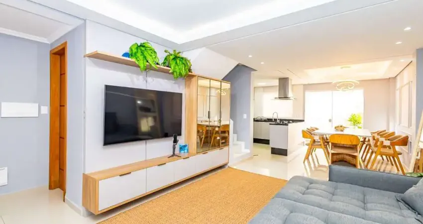 Sobrado com 3 dormitórios em condomínio no bairro alto - curitiba/pr