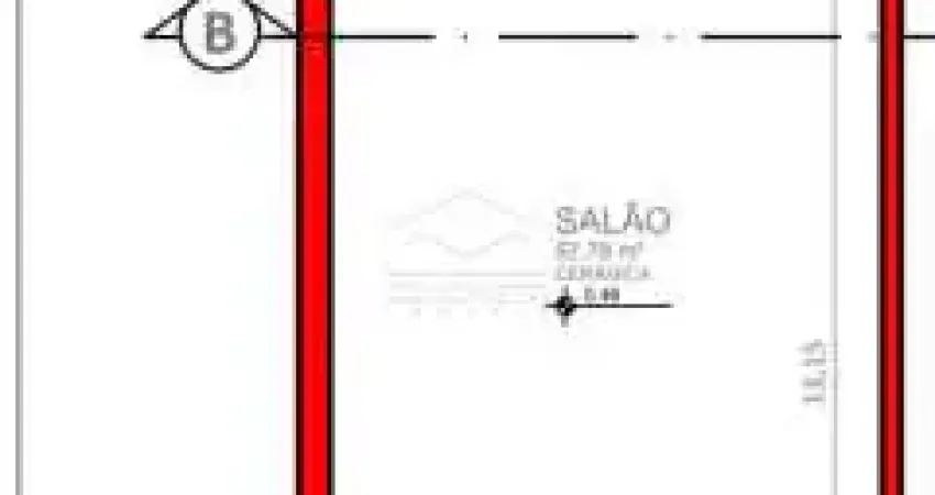 Lindíssima sala comercial para locação NA CAMPOS SALLES!