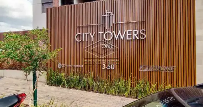 City towers one - excelente apartamento térreo com quintal em localização privilegiada
