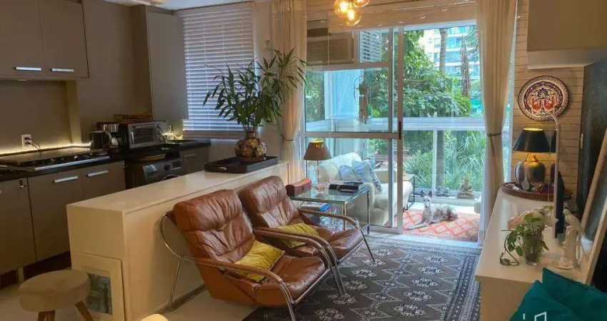 Península - mandarim apartamento com 2 dormitórios à venda, 76 m² por r$ 1.200.000 - barra da tijuca - rio de janeiro/rj