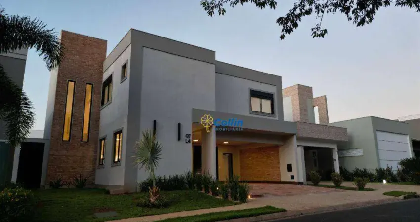 Casa com 4 dormitórios à venda, 316 m² por r$ 2.500.000,00 - flamboyant residencial park - uberaba/mg