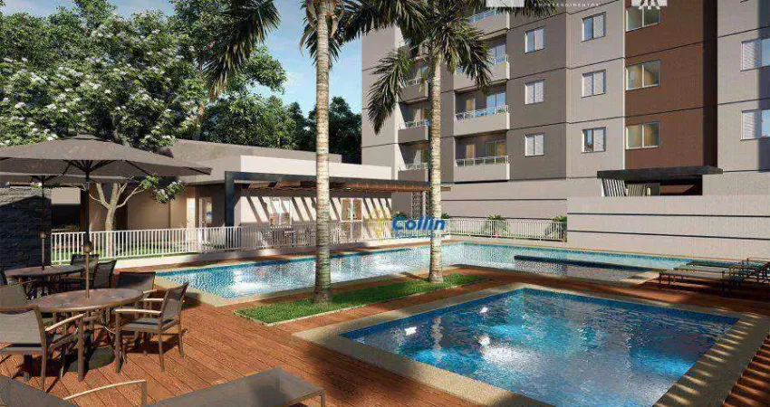 Apartamento com 2 dormitórios à venda, 55 m² por R$ 335.000,00 - Santa Marta - Uberaba/MG