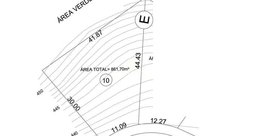 Terreno 861m2 à venda, vivendas do lago, jardim belvedere, volta redonda, rj