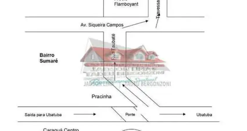 Área com 3.484 m²- Sumaré- Caraguatatuba/SP- Oportunidade!