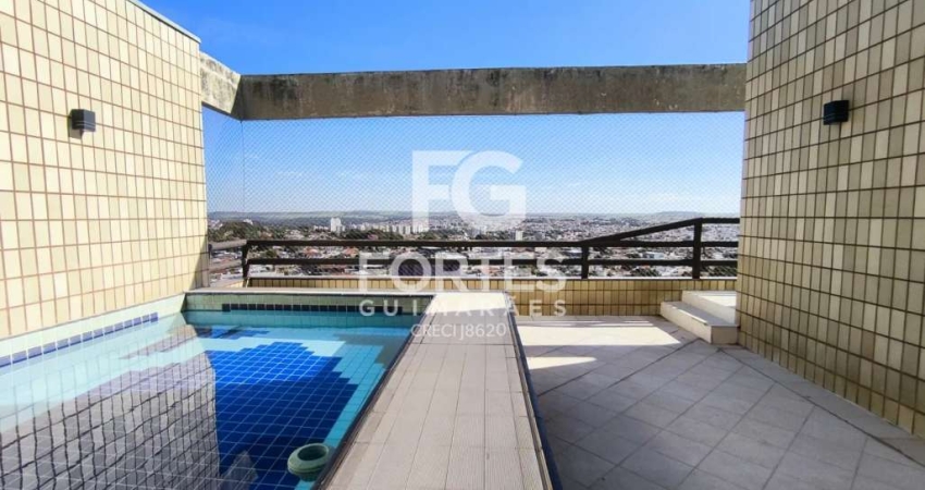 Apartamento Cobertura Duplex 273m² com 5 quartos sendo 4 suítes (01 máster) e com armários, no Higienópolis, alto do Centro da cidade;