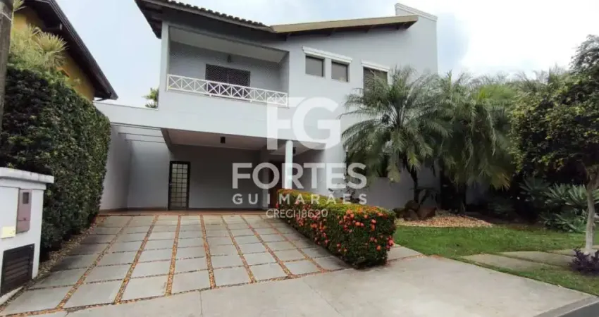 Casa Sobrado 295m² com 5 quartos sendo 2 suítes (1 máster), 4 com armários sendo 1 closet e 3 com ares condicionados; no condomínio Santa Helena;