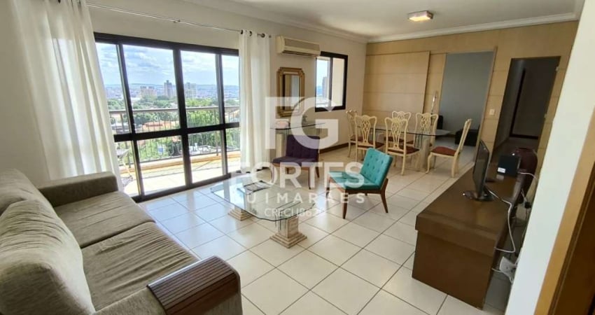 Apartamento Mobiliado com 140m², 3 quartos sendo 1 suíte, completo com armários e ares condicionados, o lado de uma extensa área gastronômica da avenida Wladimir Meirelles Ferreira e próximo do Ribeir