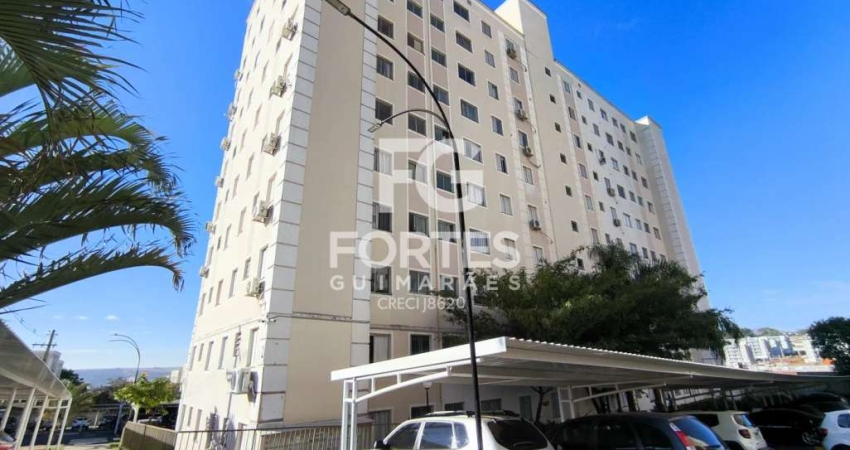 Apartamento 47m² com 2 quartos sendo 1 com ventilador de teto, em condomínio com elevador, área de lazer com piscinas, no alto dos Guaporé e à 5 minutos do hospital Unimed e Shoppings Iguatemi e Ribei