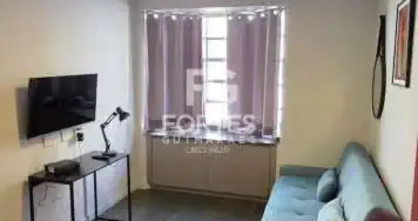 Apartamento mobiliado para locação de 1 suíte, com 37m² no bairro vila amélia!