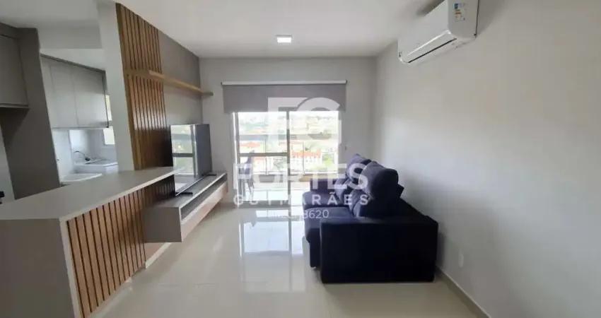 Apartamento Mobiliado com 81m², 2 quartos suítes com armários e ares condicionados, ao lado do Ribeirão Shopping, colégio Liceu e varejão Cenourão, próximo do hospital Unimed, faculdade Unip e Shoppin