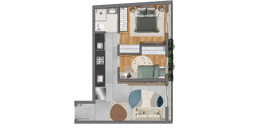 2 Dorms 400 metros metro Jardim São Paulo - Melhor m² Região